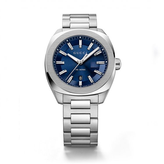 Gucci watch shop blue face